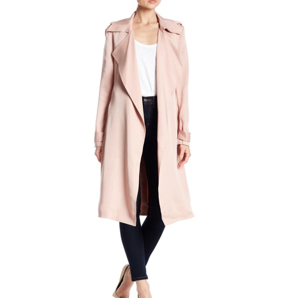 Bagatelle Notch Lapel Trench Coat